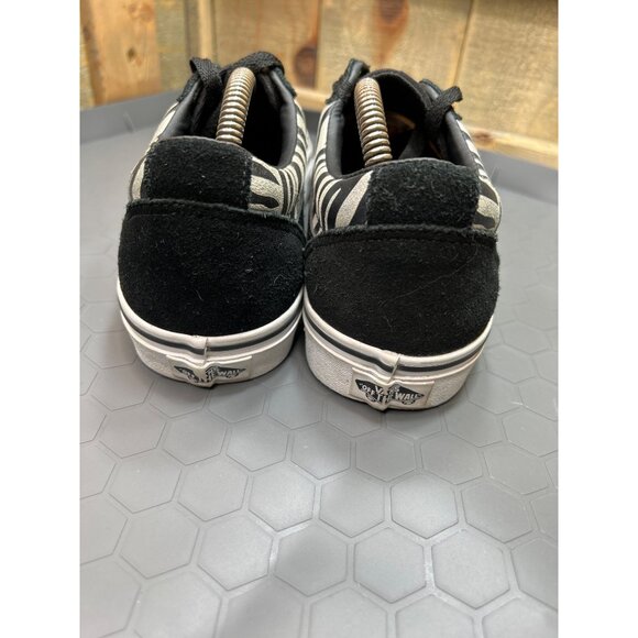 Vans Womens Old Skool Zebra Print Sneakers Size 9 US - Picture 4 of 8